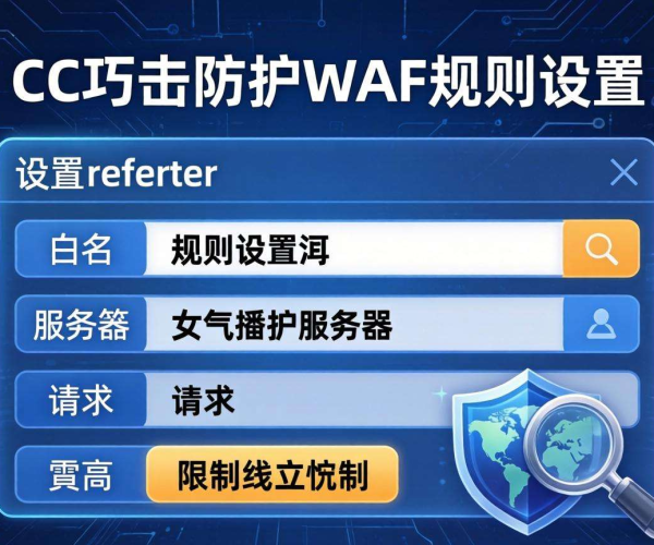 CC攻击防护：WAF规则设置中Referer的关键作用与操作要点