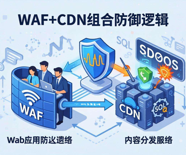 WAF与CDN组合防御逻辑拓扑：构建高效网络安全防护体系