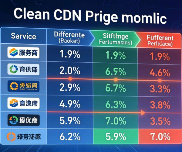 企业级CDN价格对比白皮书：揭秘不同厂商成本差异与性价比