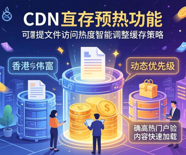 香港CDN的缓存预热是否支持按访问热度动态优先级