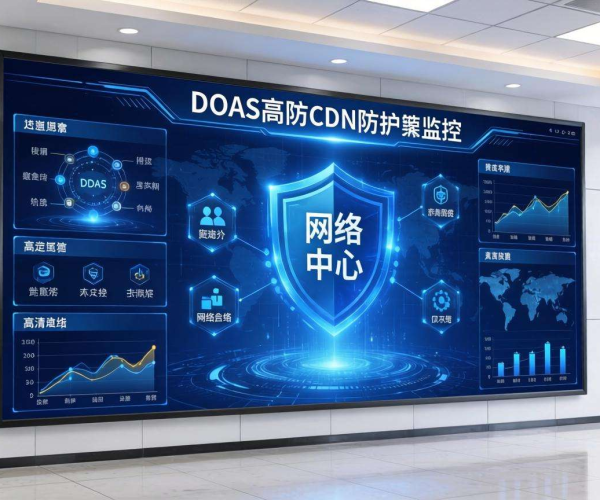 DDoS高防CDN防护大屏监控：实时洞察，守护网络安全防线