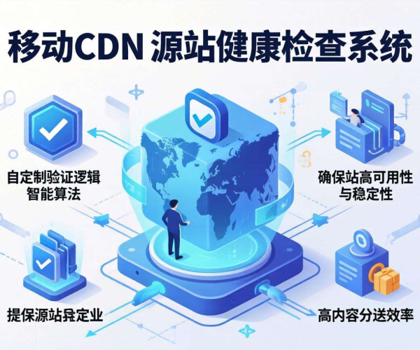 移动屏蔽 CDN 的源站健康检查能否支持自定义验证逻辑