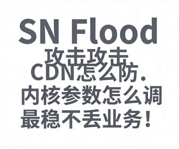 SYN Flood攻击CDN防护：内核参数最优调整稳保业务指南PDF下载