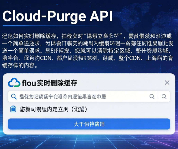 CDN能否实时删除缓存？Cloudflare Purge API文档揭秘