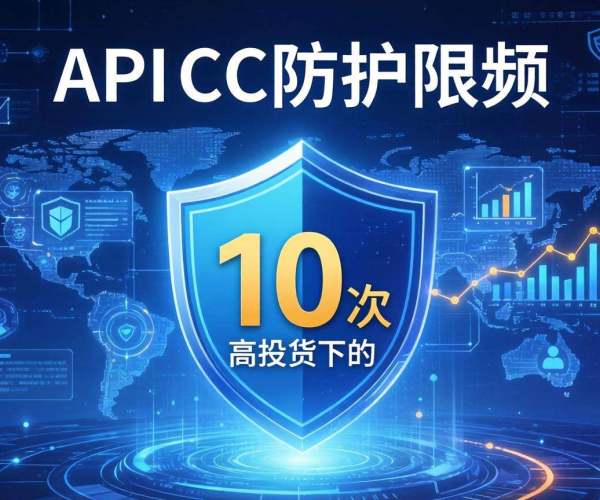 API接口CC防护：实现1秒10次限频保障系统安全稳定