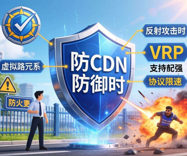 高防CDN防御VRRP反射攻击：是否支持虚拟路由冗余协议限速探究