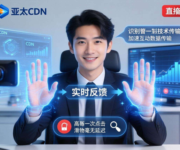 亚太CDN：为数字人直播手势识别数据加速赋能