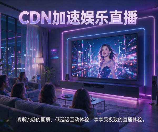美国CDN加速赋能娱乐直播 提升跨境直播观看流畅度