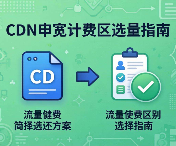 CDN带宽计费与流量计费区别解析及选择指南