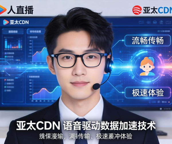亚太CDN在数字人直播中的语音驱动数据加速