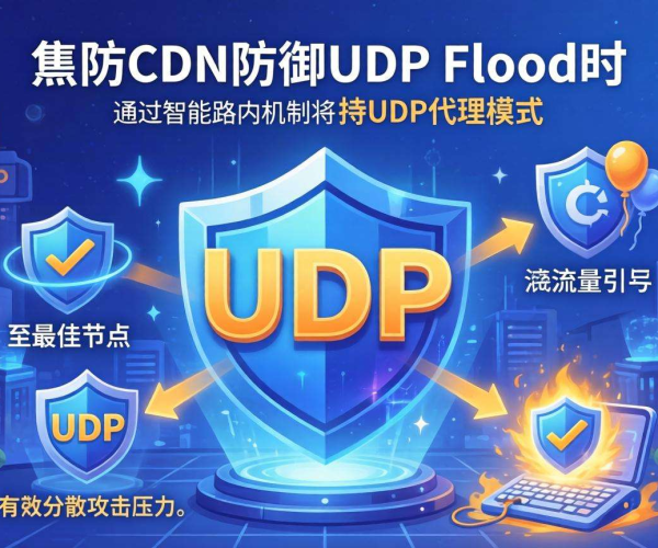 高防CDN防御UDP Flood时是否支持UDP代理模式探讨