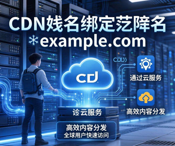 CDN域名绑定泛域名*.example.com的方法与注意事项