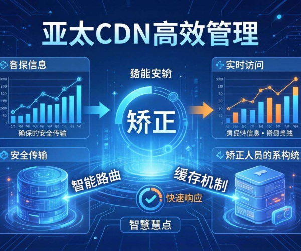 亚太CDN在智慧矫正中的矫正数据管理
