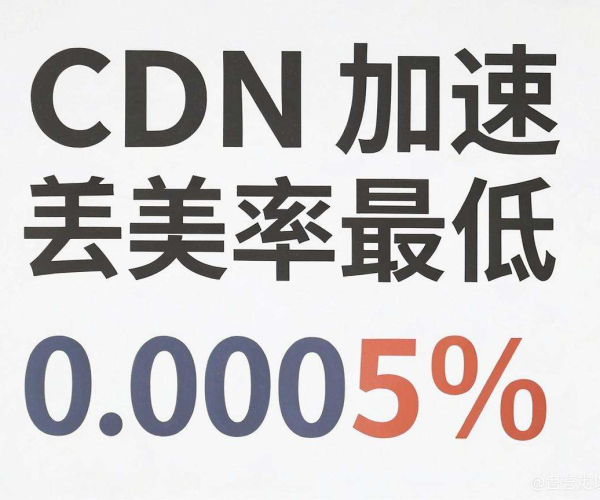 欧美CDN加速游戏服务器怎么选？选它丢包率低至0.0005%以下