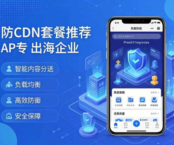 高防CDN套餐助力APP出海，畅享安全稳定网络服务