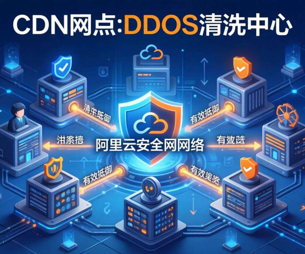 CDN与DDoS清洗中心关系图解读：阿里云安全视角