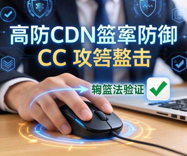 高防CDN防御CC攻击：是否支持鼠标轨迹验证成关键看点