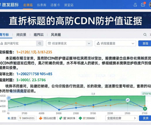 高防CDN防护值虚标，教你保留证据有效投诉的方法
