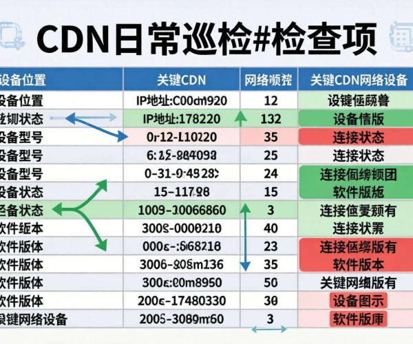 CDN日常巡检关键检查项解析与要点把控