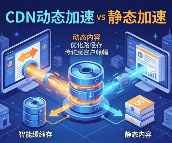 CDN动态加速与静态加速大不同，这些场景差异你了解吗？