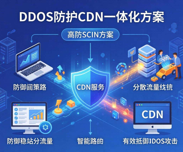 DDoS防护CDN一体化方案：高防SCDN保障网络安全无忧