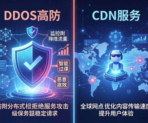 DDoS高防与CDN区别，一张图让你瞬间读懂
