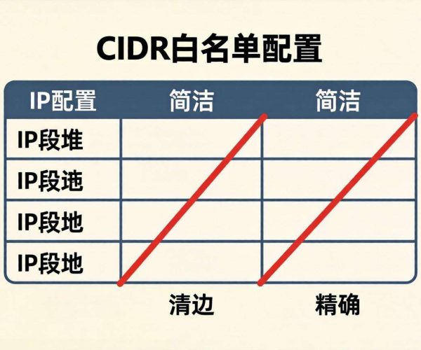 CC防护白名单配置：IP段CIDR设置方法与要点解析