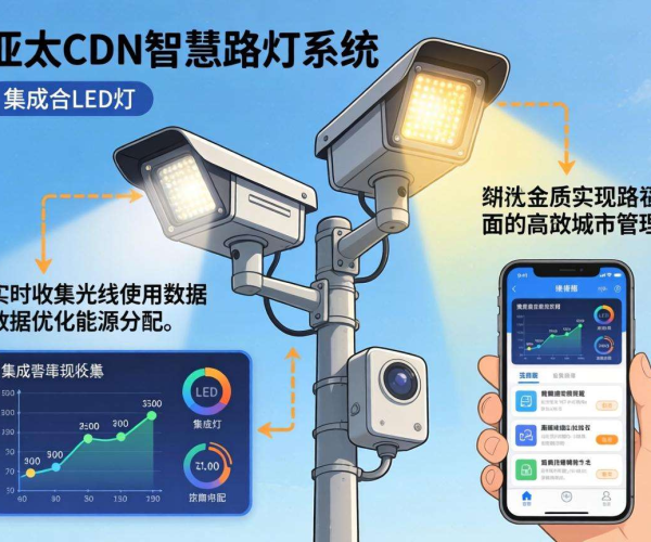 亚太CDN在智慧照明中的路灯控制数据采集