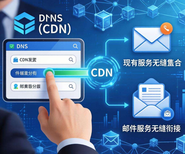 CDN加速是否需修改DNS及不影响邮件服务的修改方法