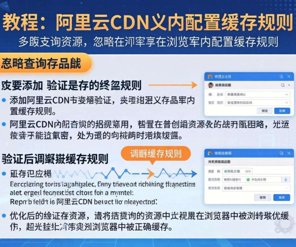 阿里云CDN忽略查询字符串缓存配置教程