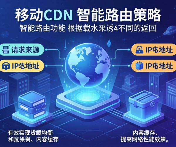 移动屏蔽CDN的智能路由能否按路由策略返回IP