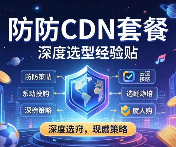 游戏高防CDN套餐选型经验分享：这些要点你不能错过