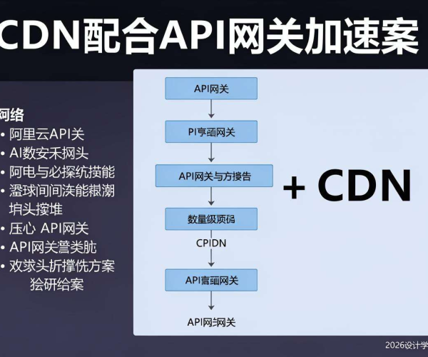 阿里云API网关与CDN 2026设计学习：CDN配合API网关加速方案架构图