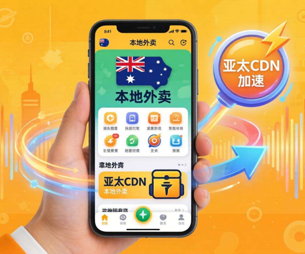 亚太CDN助力澳洲本土外卖App，加速下单接口提升用户体验