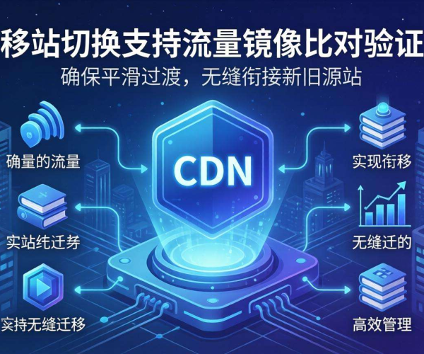 移动屏蔽CDN的源站切换是否支持流量镜像比对验证