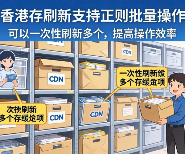 香港CDN缓存刷新能否支持正则批量操作