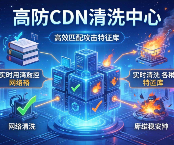 香港高防CDN清洗中心：是否支持按攻击特征库匹配？