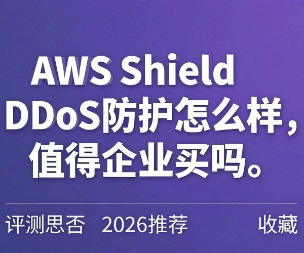 AWS Shield DDoS防护评测：2026企业值得买吗？思否观点推荐收藏