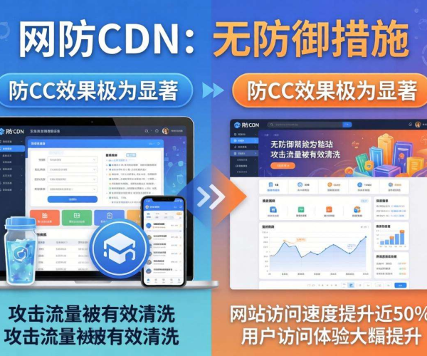 高防CDN防CC效果实测：多维度数据对比图表呈现真实差异