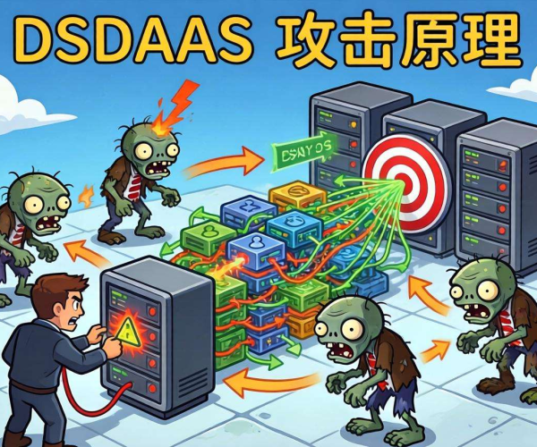 DDoS攻击原理全解析：图解攻击流量运作机制