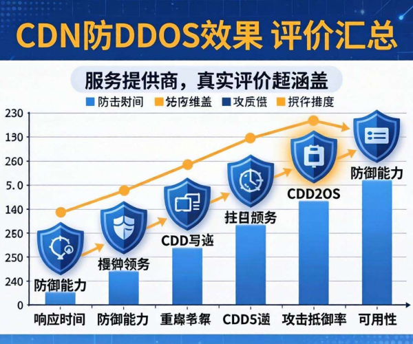 2026年CDN防DDoS效果真实评价大汇总