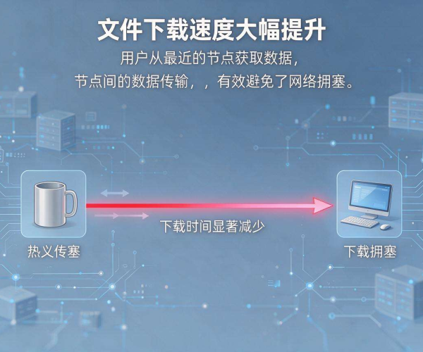 国内CDN加速文件下载 有效提升传输速率优化用户下载体验