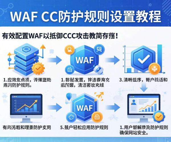 WAF CC防护规则设置教程：图文详解轻松搞定防护配置