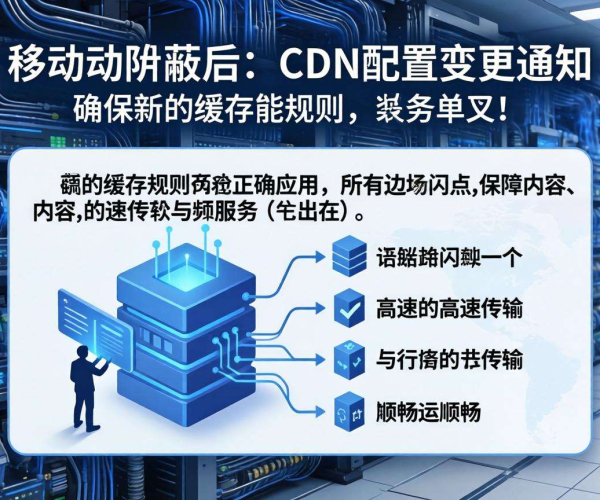 域名移动屏蔽后：CDN配置变更通知及操作要点
