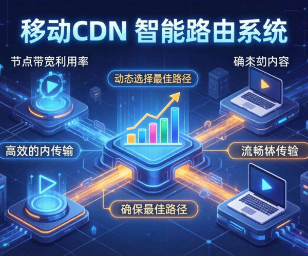 移动屏蔽CDN下智能路由能否按实时带宽利用率选路引关注