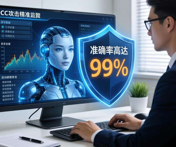 AI识别CC攻击准确率达99%，为网络安全筑牢坚实防线