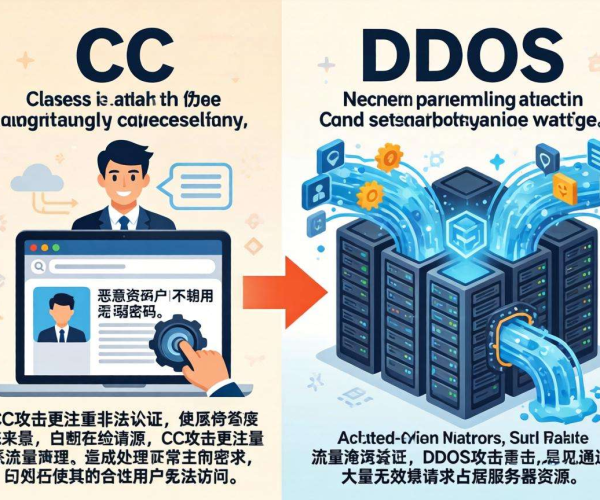 CC攻击与DDoS攻击的区别详细教程：解析两者差异要点