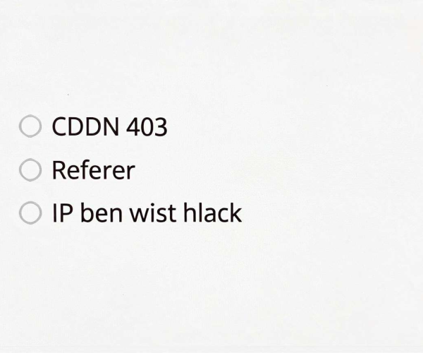 CDN 403错误：是Referer白名单限制过严还是IP惨遭拉黑？