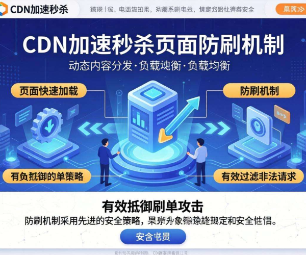 电商CDN加速秒杀页面，多举措筑牢防线有效防刷保障公平