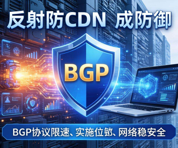 高防CDN防御BGP反射攻击：是否支持BGP协议限速解析